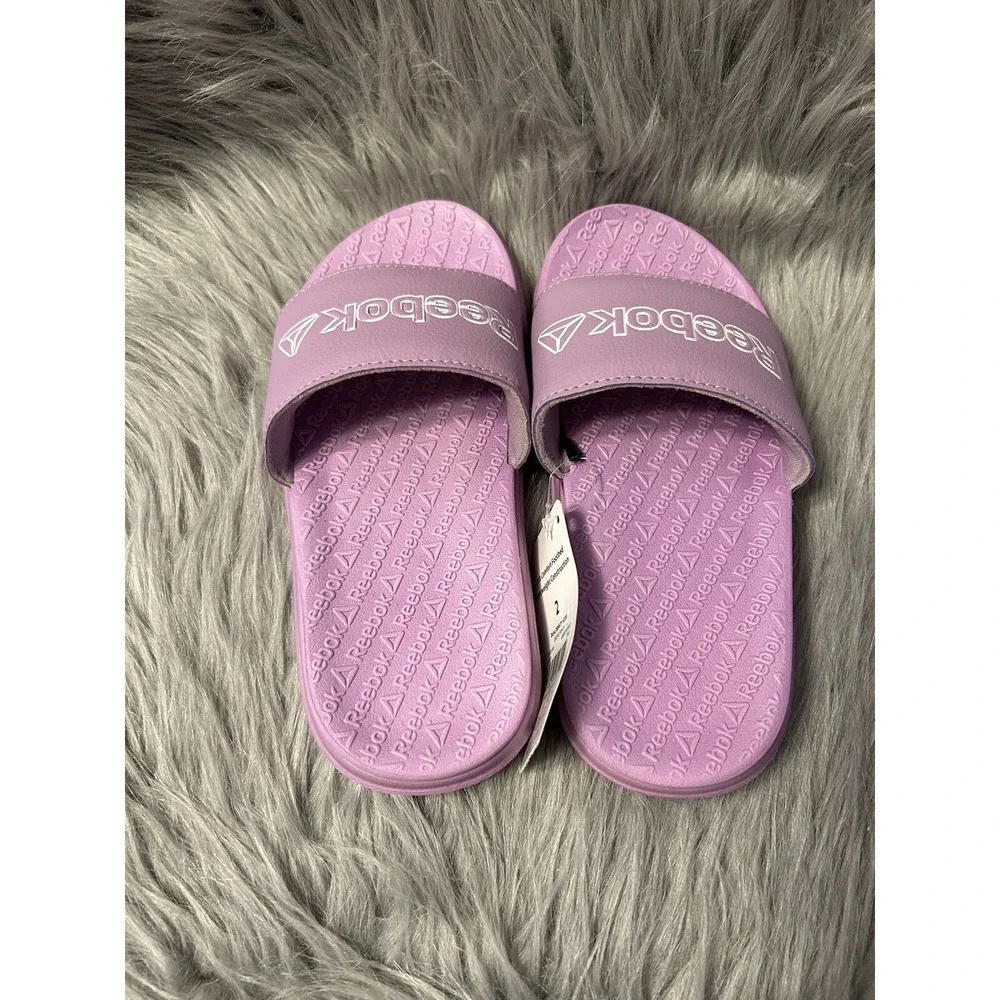 Reebok slides girls